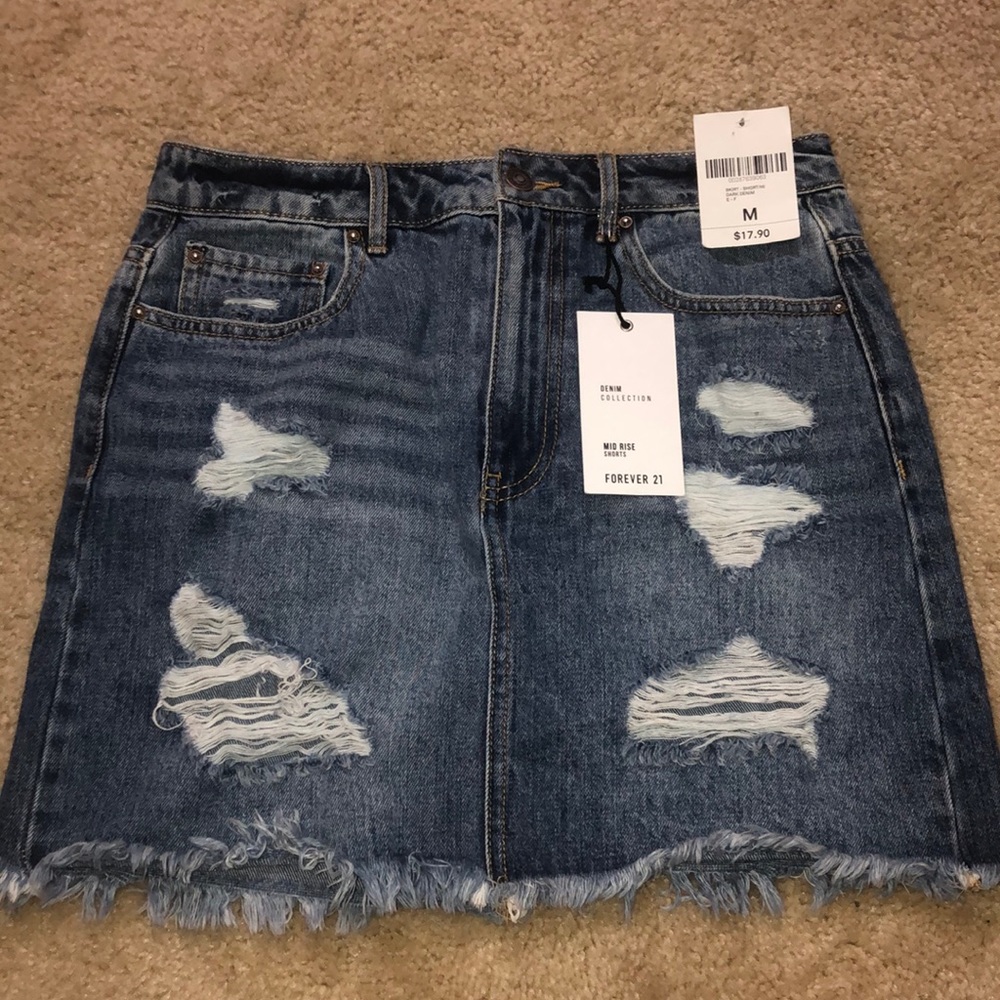 jean skirt